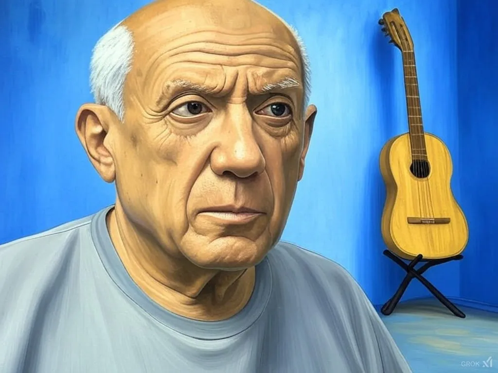 Dépression clinique et créativité : le cas du Picasso bleu