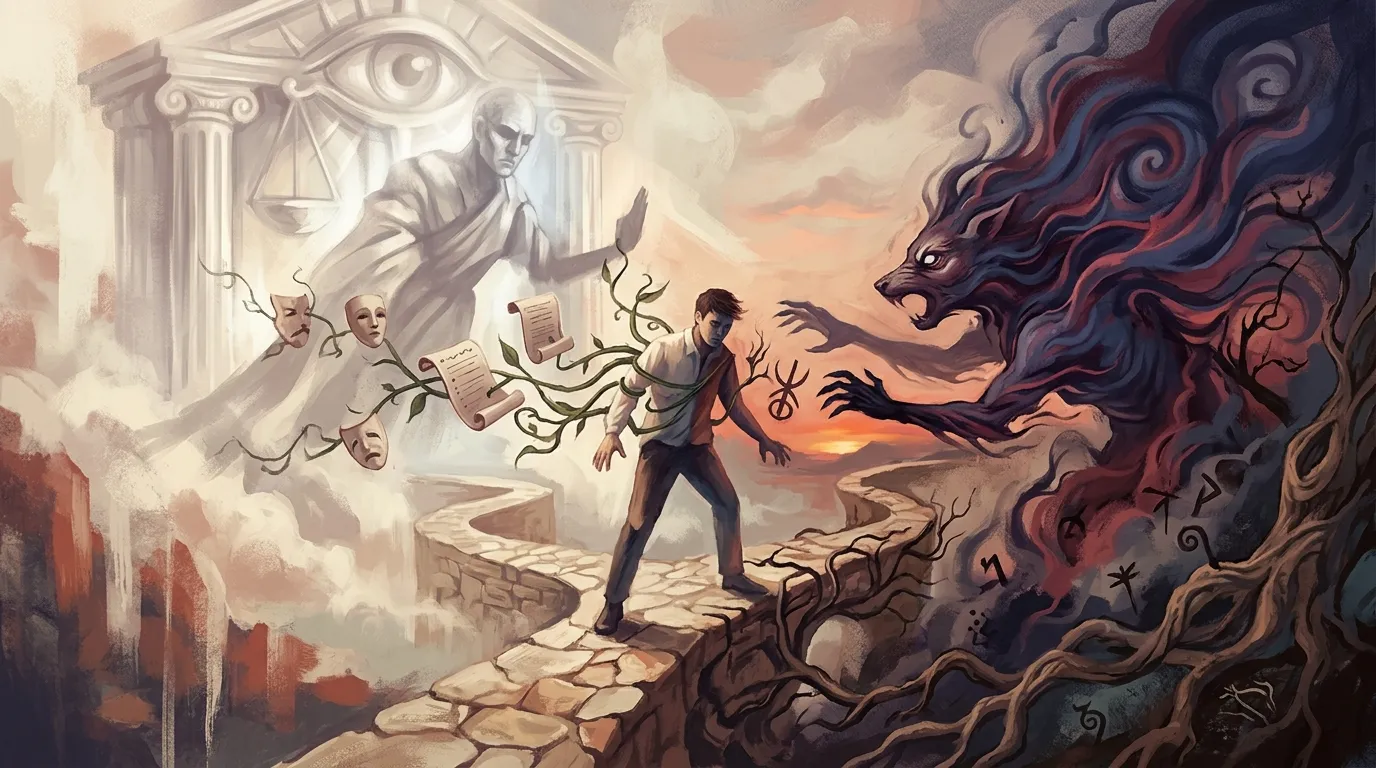 Comment les conflits entre le Surmoi et le Ça se manifestent-ils dans nos vies, et quels sont quelques exemples de ces conflits ?